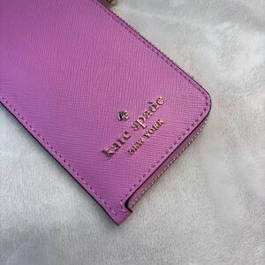 Kate Spade Lavender Wallet with Gold Details